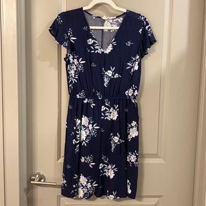 Gap blue floral dress